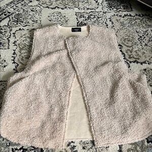 Vici Beige Fleece Vest